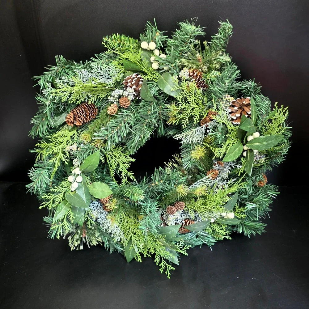 Rustic Christmas Wreath Unisex 20